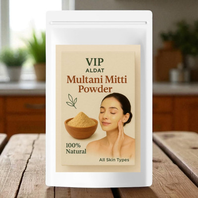 VIP ALDAT Tulsi Neem Herbal Glow Treatment Skin Brightening Multani Mitti(400 g)