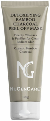 nugencare Activated Charcoal Peel Off Mask Enriched With Argan Oil and Aloe Vera(100 g)