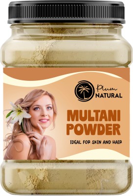 Plum Natural Natural & Pure Multani Mitti Powder For Natural Soft,Pimple Free Skin Face Pack(400 g)