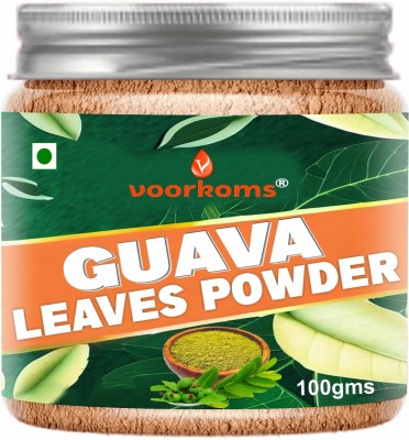 voorkoms Premium Guava Leaf Powder 100gm Natural Dried Leaves Traditional Method(100 g)