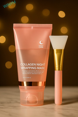 Winym Collagen Peel Off Mask With Brush for Smooth Refined Skin(100 ml)