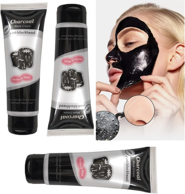SEUNG NEW CHARCOAL PEEL OFF MASK PACK OF 3(390 g)