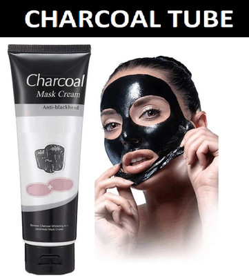 JANOST Charcoal tube face cream for tan removing & skin brightening(130 ml)