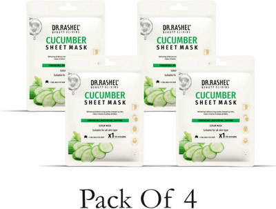 Dr. Rashel CUCUMBER SHEET MASK WITH SERUM | MOISTURIZES AND SOOTHES SKIN(80 g)