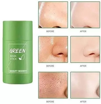 House Of Huda Green Tea Purifying Clay Stick Oil Control Cleaning Solid Mask(40 g)