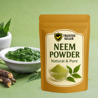 ShakalyaVeda Neem Powder 100gm – Organic Detox Cleanser for Clear Skin & Healthy Scalp(100 g)