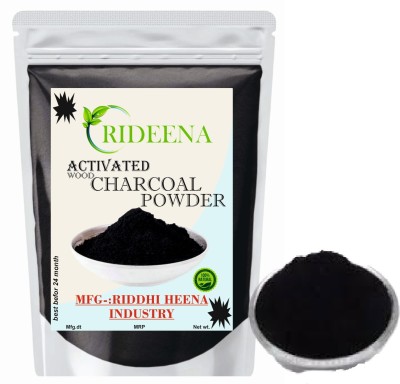 Rideena Glow Activated Charcoal Powder for face pack new pack(100 g)