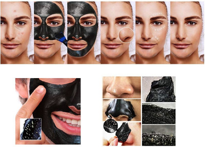 Amaryllis Best Charcoal off Mask Enriched with Fruits Extract and Vitamin-E(130 ml)