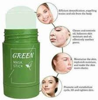 Luipui trending green tea face mask mud long lasting pack of 1(40 g)