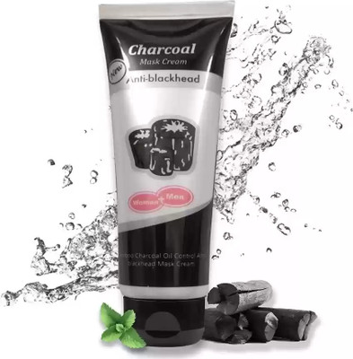Vyomiris Charcoal tube for Oil Absorbing and Exfoliating Face Mask(130 ml)