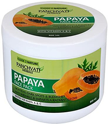 panchvati Papaya Face Face For Glowing & Soft Skin(800 ml)