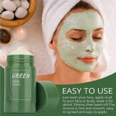 Luipui latest green tea face mask mud long lasting pack of 1 best for man and women(40 g)