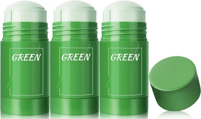 WOONGMI Green Cleansing face mask stick for women and men Combo Pack(120 g)