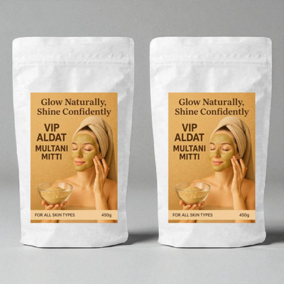 VIP ALDAT Organic Herbal Glow Detox Natural Radiance Skin Pack 2 (2×450g)(900 g)