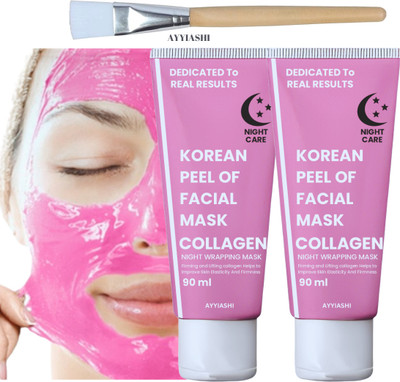 AYYIASHI Korean Collagen Face Mask For Daily Skincare And Youthful Look(180 ml)