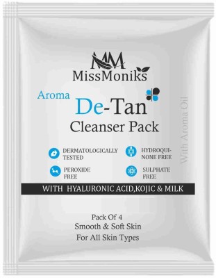 MISSMONIKS De-Tan Cleanser Pack Cream with Kojic and Milk (12g x 4 sachets) (72 g)(48 g)