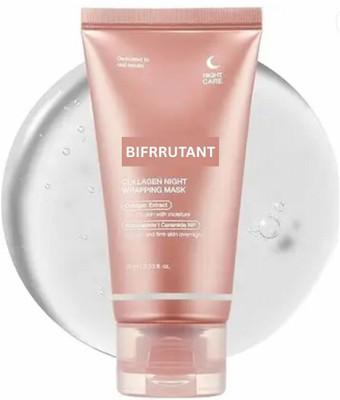 BIFRRUTANT Collagen Night Wrapping Mask for Youthful and Glowing Skin(75 ml)
