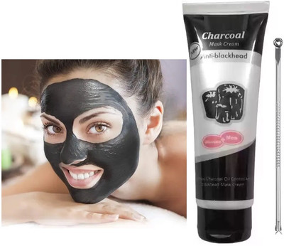 AFARAXIA TUBE MASK Blackhead Remover Charcoal Face Mask Cream(130 g)