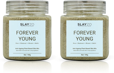 Slayzo Forever Young Herbal Skin Powder For Wrinkle Reduction 100g Each (Pack of 2)200(200 g)