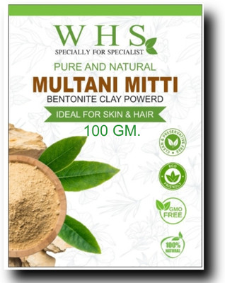 Whs Natural Multani Mitti Powder for Face Pack (100 Grams)(100 g)