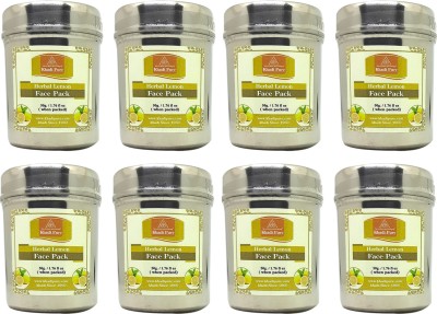 Khadi Pure Gramodyog Herbal Lemon Face Pack (Pack Of 8) (400G)(400 g)