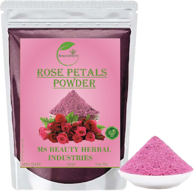 Beautoherb Glow Rose Petal Powder for face pack smooting(400 g)