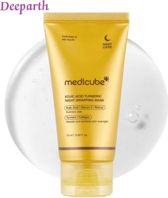 Deeparth Medicube Korean Turmeric & Kojic Acid Night Mask – Overnight Wrapping GMP1.06(75 ml)
