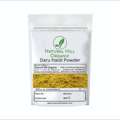 NATURAL HILL ORGANIC Daru Haldi Powder-150g- Skin Clarity-Natural-No Mixng(150 g)