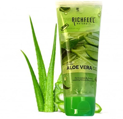 RICHFEEL Pure Aloe Vera Gel for Face, Skin & Hair|Glowing Skin|Men&Women|100 ml(100 ml)