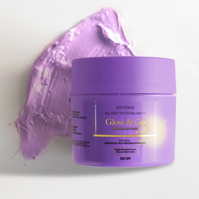 Suroskie Glow and Go De-tan Clay Mask(100 g)