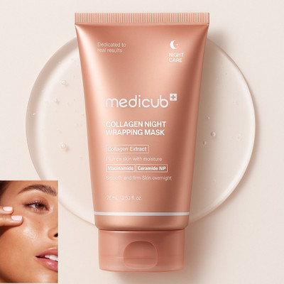 FLORIMYST Mediicube Collagen Wrapping Night Mask – Youthful Skin Glow(75 ml)