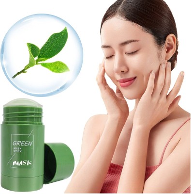 THTC Green Tea Solid Mask Purifying Clay Mask, Face Moisturizes Oil Control(40 g)