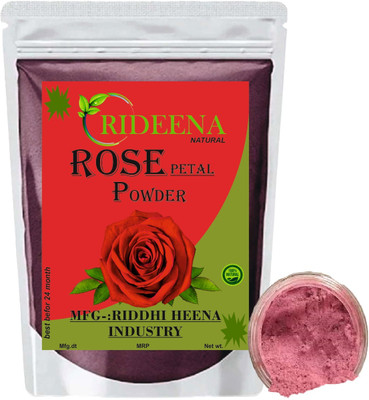 Rideena Natural Rose Powder for face pack cleaning(700 g)