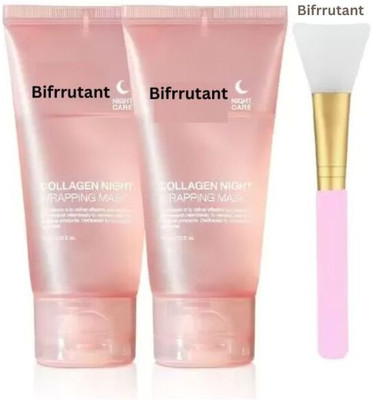 BIFRRUTANT Collagen Overnight Wrapping Mask for Skin Tone Correction and Brightening(150 ml)
