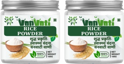 Vanvati Organic Rice Powder For Anti-Aging, Brightening Face Pack Skin Powder(200 g)