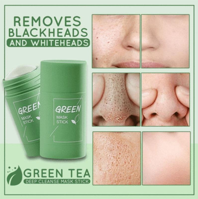 GFSU - GO FOR SOMETHING UNIQUE Green Tea Cleansing Blackheads Stick Mask for Men & Women(40 g)