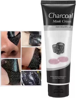 GFSU - GO FOR SOMETHING UNIQUE charcoal face mask for blackhead remover men pack 01(120 ml)