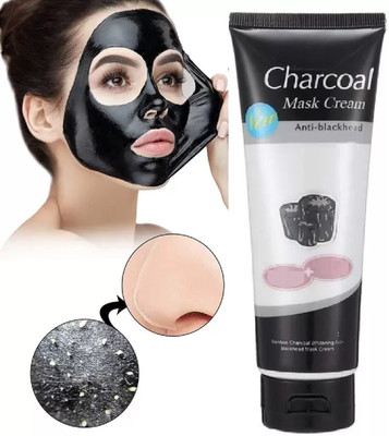 Yuency Charcoal Blackhead Remover Cleaner Black Dot Face Ance Black(130 ml)