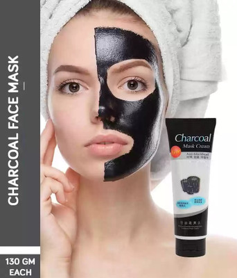 JANOST New Charcoal tube face cream for tan removing & skin brightening(130 ml)