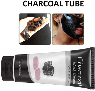 JANOST ACTIVATED CHARCOAL TUBE FOR SKIN BRIGHTENING & MOISTURIZING(130 g)