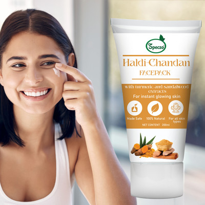 speczo Haldi Chandan Natural Face Pack For Healthy Skin\ Glowing Complexion Men Women(200 ml)