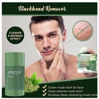 GFSU - GO FOR SOMETHING UNIQUE Green Tea Extracts Cleansing Mask Stick For Blackheads for Men and Women(40 g)