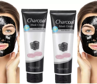 Yuency CHARCOAL PEEL OFF MASK CLEANS PORES REMOVES BLACKHEADS & DE-TANS(260 ml)