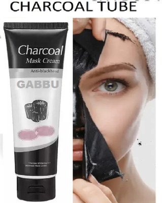 GABBU best Anti Blackhead Charcoal Face Mask Cream Tube.(150 ml)