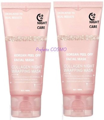 Prefetto COSMO Collagen Peel Off Mask Pack of 2 to Firm & Rejuvenate(200 ml)