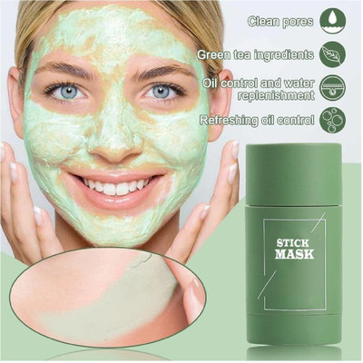 Luipui latest green tea face mask mud long lasting best for man and women(40 g)
