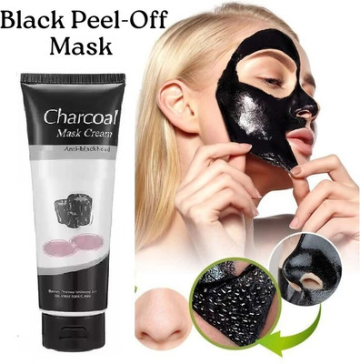 EVERERIN Charcoal Peel off Face Mask,Deep cleansing,Remove Blackhead(120 ml)