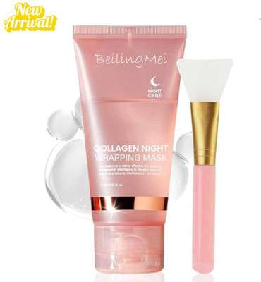 BEILINGMEI K-Beauty Collagen Night Wrapping Mask for Smooth Radiant Skin(100 ml)