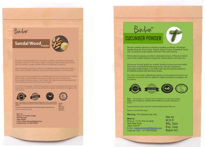 BIndian Sandalwood Powder with Cucumber Powder Pack of 2(50 g)