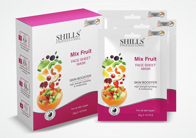 KUSIKA mix fruit ature Daily Glow Sheet Mask for Glowing Skin & Hydration(25 g)